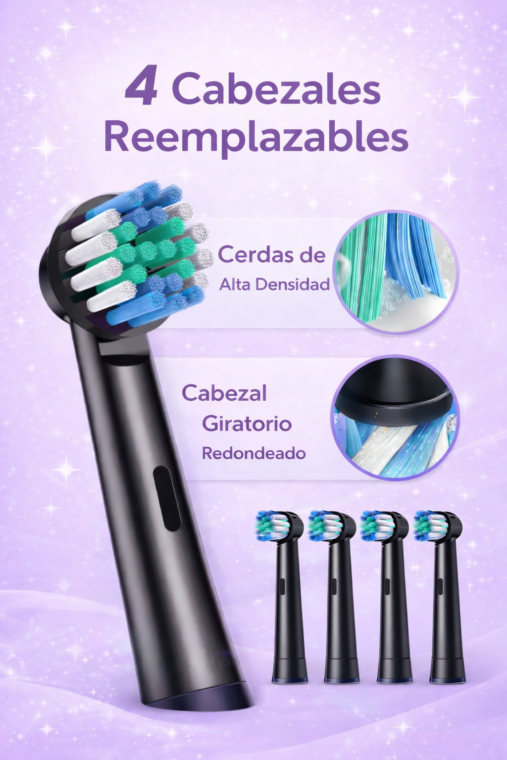 Cepillo Dental Eléctrico Avanzado con Tecnología de Limpieza Inteligente